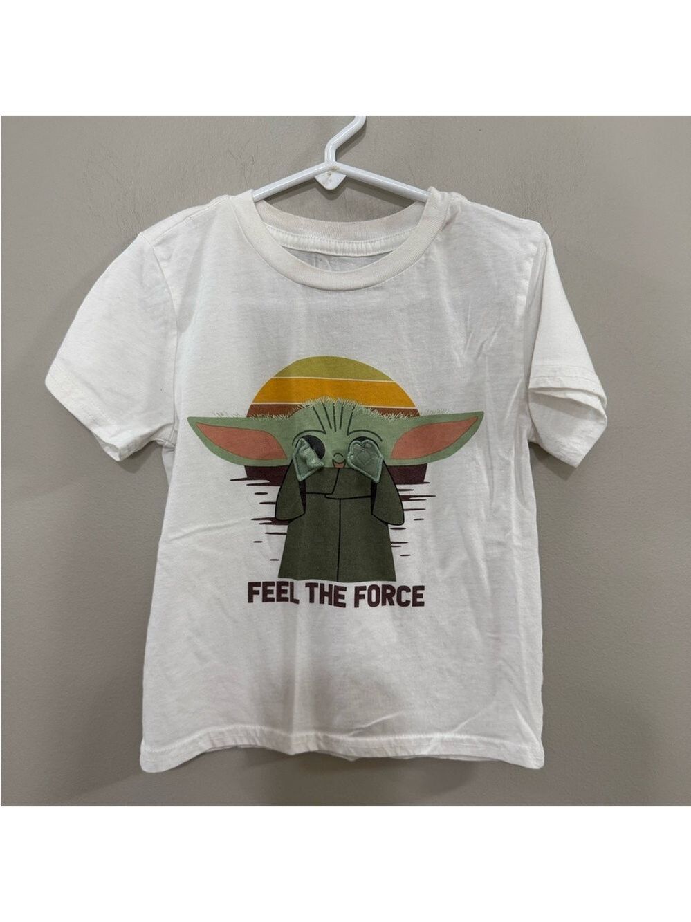 Star Wars Kids White T-Shirt.  Size 4T